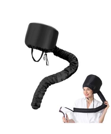 Motor hoods hair dryer attachment Salon Hair Dryer Hood Bonnet helmet drying cap hair dryer hood elastic band bonnet attachment hair dryer helmet drying cap salon hair dryer black kiuiom