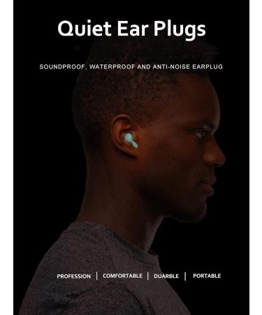Silicone Noise Cancelling Ear Plugs - 2 Pairs for Sleeping, Studying, and Travel - Grey - Buy Online on GoSupps.com