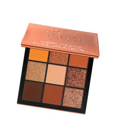 DOITOOL 1pc Maquillageorange Pearlescent Miaool Shimmer Matte Eyeshadow Pigmented Shadow Makeup Eye Beauty