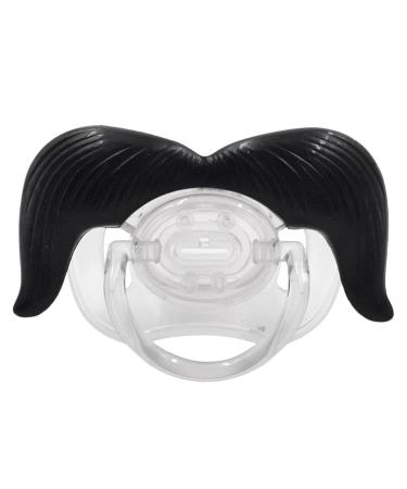 Buy Cute Portable Baby Pacifier | Food Quality Binky with Funny Beard | Perfect Gift for Boys & Girls | GimoCool Black Beard - Buy Online on GoSupps.com