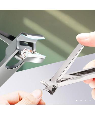 SVAASA Nail Clippers Anti-Slip Nail Clipper Foldable Labor-Saving Manicure Pedicure Professional Finger Toe Clippers for Adult - Buy Online on GoSupps.com