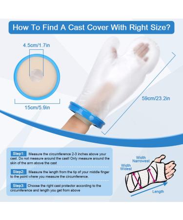 Haofy Waterproof Arm Protector for Plaster - Shower & Swim Protection - Buy Online on GoSupps.com