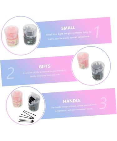 TOVINANNA 200pcs Double-Ended Cotton Swabs for Ear Wax Removal Assorted Color Ear Cleaning Tools for Makeup and Random Style - Buy Online on GoSupps.com