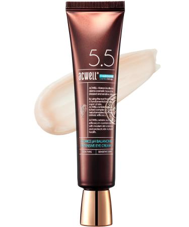 ACWELL Licorice pH Balancing Intensive Anti-Wrinkle Eye Cream 30ml -For Dark Circles and Puffiness with Peptides and Licorice Water Anti-aging Face Cream for Men and Women