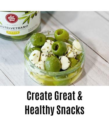 PITTED Sicilian Green Olives From Castelvetrano - Low Salt Content, Perfect for Cheese Boards - Imported from Italy - Buy Online on GoSupps.com
