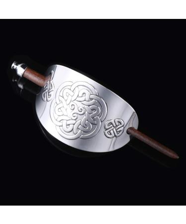 Lurrose Vintage Celtic Knot Hair Stick - Viking Hair Pin Slide Clip for Women Men | Style 3 - Buy Online on GoSupps.com