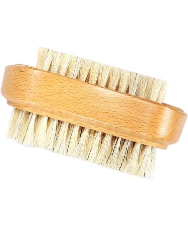 Premium Double-Sided Wooden Nail Brush | Hand Washing & Cleaning Brush for Nails - Buy Online on GoSupps.com