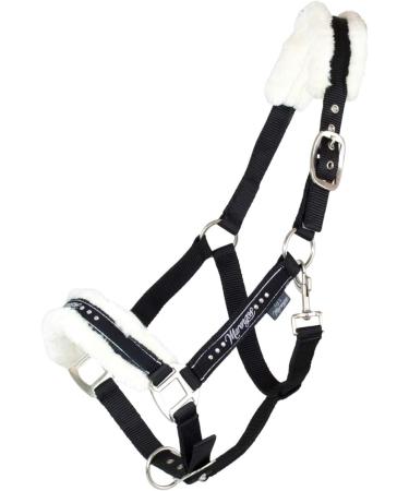 Marengos Halter Set with Lead Rope | Elegant Black/Rose Gold - Premium Thoroughbred Accessories - Buy Online on GoSupps.com