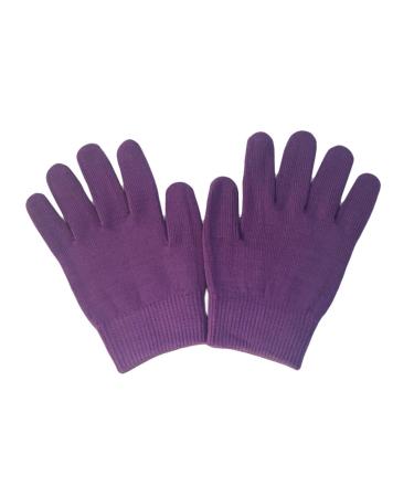 DRESSOOS Moisture Socks Hands Gloves Jojoba Oils Moisturizing Hand Gloves Socks for Heels Cracked Skin Socks Moisture Gloves Hydrating Gloves Dry Hands Purple Gel Non-Slip 21.00X10.50X1.00CM