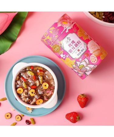 Sweet Scented rose fruit Lotus Root Starch Soup 380g/can Instant Chia qiyazi nut Tremella Congee Ready-to-Eat Breakfast Porridge Healthy Nutritious Oatmeal Chinese morning cereal (Osmanthus Nut 2can) Osmanthus Nut 2can - Buy Online on GoSupps.com