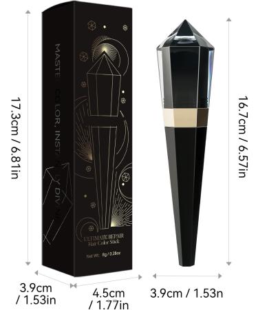  Beliky Girl Ultimate hair color stick hair touch-up stick instant gray hair concealer stick built-in comb for even blending cream corrector fast temporary coverage #DARK BROWN - Buy Online on GoSupps.com