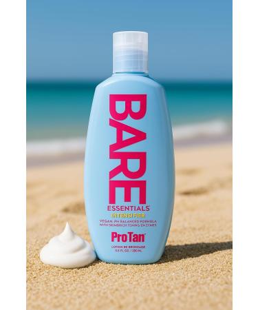Pro Tan Bare Essentials Intensifier Tanning Lotion 8.5 fl oz Vegan pH Balanced Formula with Aloe Coconut Oil Jojoba & Vitamins Indoor Outdoor Tan Enhancer with Skin Brightening Enzymes - Buy Online on GoSupps.com