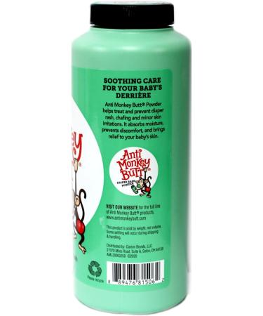 DSE Baby Anti Monkey Butt Diaper Rash Powder 6oz - Pack of 2 - Buy Online on GoSupps.com