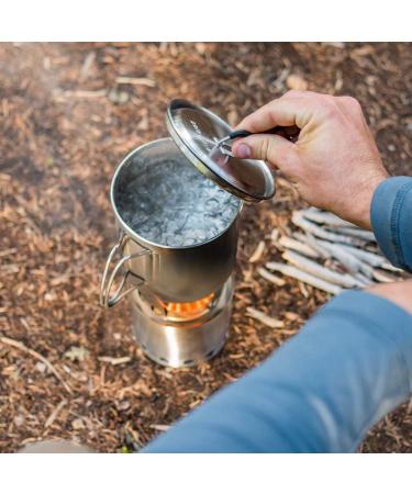 Solo Stove Solo Pot 900 - Lightweight Stainless Steel Backpacking Pot | Fast Water Boiling | Volume Markings & Pour Spout - Buy Online on GoSupps.com