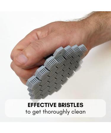 Big ScrubBEE Silicone Scrubber with Easy-Grip Handle - Rose | Soft Gentle Cleansing | 100% FDA Grade | 1 Count - Buy Online on GoSupps.com