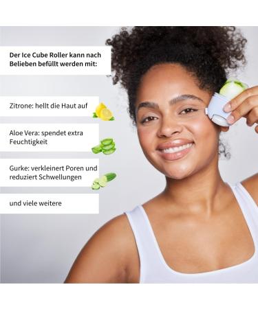 Fleeky Ice Cube Roller-Face Scooter with Jade Stone | Skin Lighting Swelling Reduction & Anti-Aging | Radiant Skin Solution - Buy Online on GoSupps.com