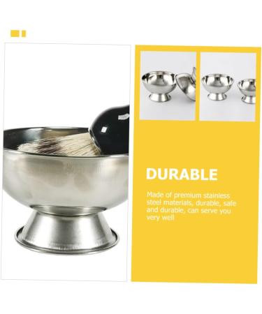 Angoily High Impact Shell Shaving Cup - Rustproof Steel Shaving Bowl for Men | Reusable & Ideal Gift for Households - Buy Online on GoSupps.com