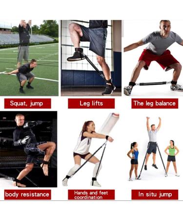 YNXing Boxing Resistance Bands - 200 lbs Strength Training Set for Football Basketball Volleyball Taekwondo & Muay Thai Fitness - Black - Buy Online on GoSupps.com