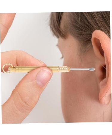 Didiseaon Titanium Alloy Wax Removal Tool for Boys and Girls Adults Safe Reusable Portable Earwax Remover Carabiner Clip - Buy Online on GoSupps.com