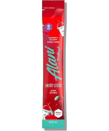 Alani Nu Energy Stick Packets - Cherry Slush Flavor - 200mg Caffeine, Zero Sugar, 30mcg Biotin - 10 Sticks Per Pack - Buy Online on GoSupps.com