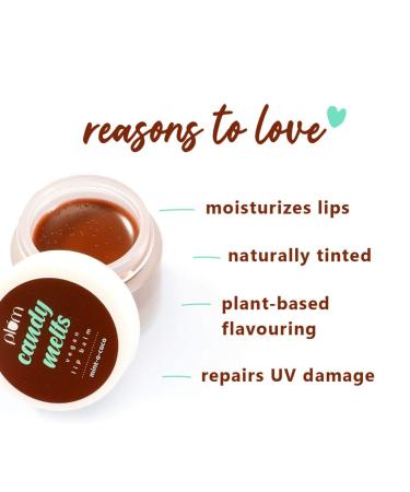 Plum Mint-o-Coco Lip Balm - Vegan UV Protection Carrot Seed Oil & Shea Butter for Dry Lips - 100% Cruelty Free 0.42 Oz - Buy Online on GoSupps.com