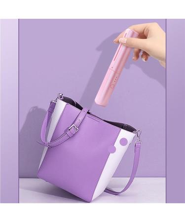 Rechargeable Mini Hair Straightener Comb - Cordless Straightening Brush for Travel & Home | Compact & Portable 1.05*5.05in Green - Buy Online on GoSupps.com