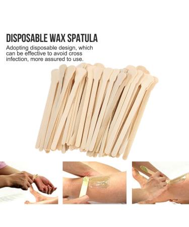 100pcs Disposable Wax Spatulas | Wooden Hair Removal Applicators | Cosmetic Wax Sticks for Smooth Skin - Buy Online on GoSupps.com