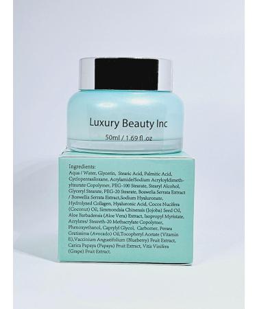 Organic Triple Collagen Anti-Aging Face Cream 50ml | Moisturizing & Firming Skincare with Natural Ingredients for Fine Lines & Dark Spots - Buy Online on GoSupps.com