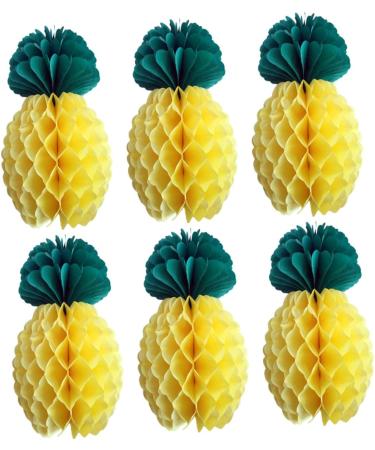 ABOOFAN Hive 12 Pcs Fruit Decor Hawaiian Decor Honeycomb Decor Party Decor Honeycomb Pineapple Alien Pineapple Decor - Buy Online on GoSupps.com