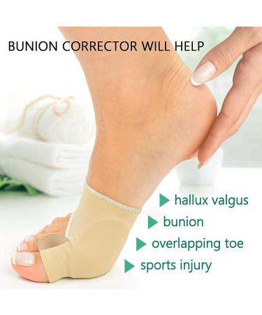 Jycch Toe Separator & Valgus Corrector - Fabric Gel Protector for Small Feet - Protects Adjusts & Comforts Your Toes - Buy Online on GoSupps.com