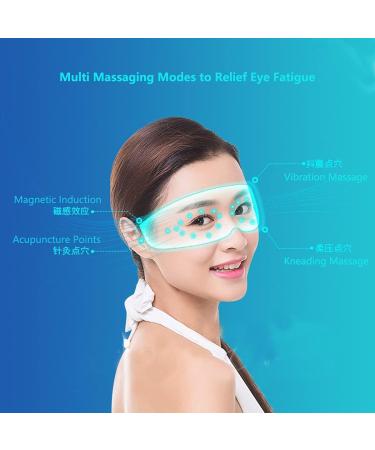 Abhi Electrical Eye Massage Device | 3D Touch Screen Eye Mask with 9 Vibration Modes | Magnetic Induction Dark Circle Treatment - Buy Online on GoSupps.com