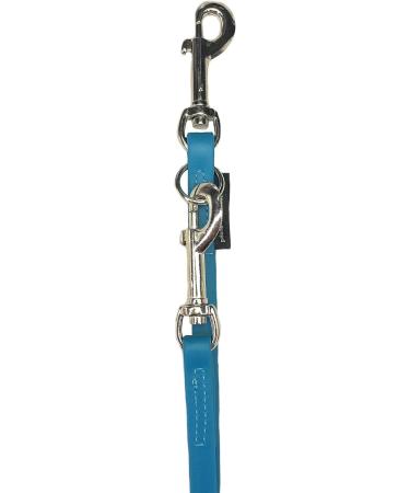 Biothane Dog Leash for Small & Large Dogs - Adjustable 2m to 5m - Silver Hook - 9mm/13mm/16mm options - Durable & Stylish (Petrol 3.50m x 9mm) - Buy Online on GoSupps.com
