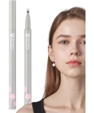 Lower Eyelash Eyeliner - Liquid Eye Liner - Double Tip Double Eyelid With Ultra-Fine Waterproof Eyeliner Pencil For Beginner Kagrote X602# Cool Brown - Buy Online on GoSupps.com