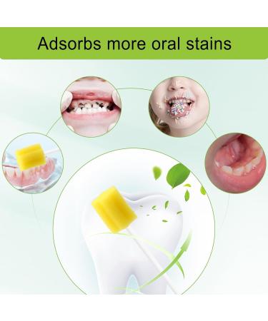 Oral Sponges Sterile Dental Swab - 50 PCS Yellow Mouth Care Foam for Optimal Oral Hygiene - Buy Online on GoSupps.com
