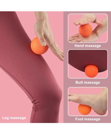 Sanwood Silicone Massage Ball | Deep Tissue Trigger Point Ball for Foot & Hand Massage | Sky Blue Yoga Fitness Accessory - Buy Online on GoSupps.com