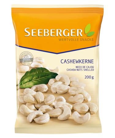 Seeberger Noix de Cajou Naturelle - Le sachet de 200g