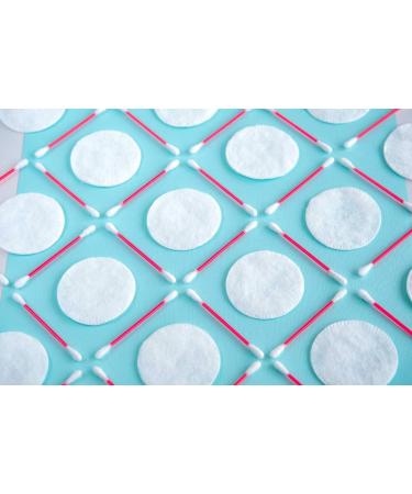 Premium Lint-Free Cosmetic Cotton Pads - 1200 Round Pieces for Flawless Beauty | International Shipping - Buy Online on GoSupps.com