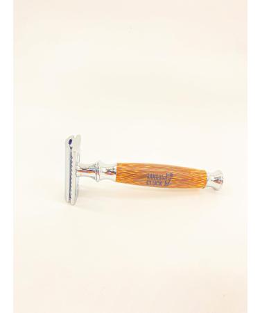 Eco-Friendly Bamboo Grip Razor for Sustainable Shaving | International Shipping Available - Buy Online on GoSupps.com