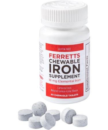 Pharmics Ferretts Chewable Iron Supplement - Essential Iron Support for Health and Energy - Buy Online on GoSupps.com
