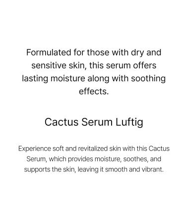 ODELOI Cactus 76% Serum Luftig 1.69 fl.oz / 50ml Water Based Hydration with Opuntia Extract Hyaluronic Acid & Allantoin For Dry and Sensitive Skin Types Korean Skincare - Buy Online on GoSupps.com