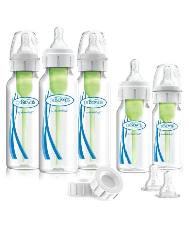 Dr. Brown's Options Narrow Feeding Set Clear - Packaging may vary