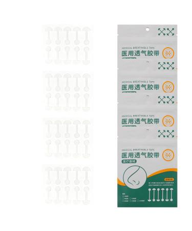 Patchs Correcteurs Nez en Silicone D'halt re Bandes Nasales Transparentes Auto-adh sives 4 Packs pour Remodelage Discret du Contour Nasal Confort Quotidien et Usage Beaut