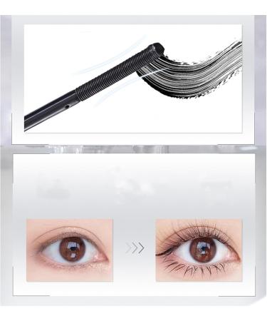 TXYUE Waterproof Sweatproof and Lengthening Curling Mascara 3D Silk Fiber Eyelash Brush Volumizing and QuickDrying Light and Longlasting Eyelash Enhancer 1 Piece 1 Piece - Buy Online on GoSupps.com