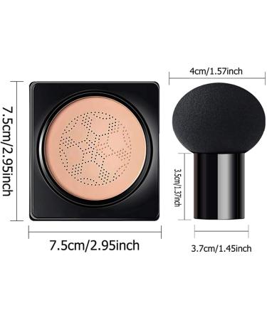 Mushroom Head BB Cream Air Cushion Foundation CC Cream - Natural, Lightweight & Moisturizing - Buy Online on GoSupps.com