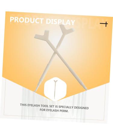 DOITOOL 30 Pcs Y-Shaped False Eyelash Brushes - Mini Lash Comb & Lift Tool for Perfect Eyelash Perm | Premium Quality Eyelash Separator & Guide White - Buy Online on GoSupps.com