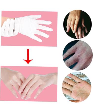 DRESSOOS 18 Pairs Beauty Gloves Hand Moisturizer Gloves Working Gloves Large Cotton Gloves for Moisturizing Spa Gloves for Dry Hands Extra Large Inspection Gloves Lab Gloves White Cosmetic - Buy Online on GoSupps.com