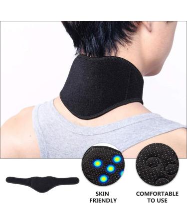 Milisten Magnetic Neck Collar Brace - Self Heating Tourmaline Cervical Support for Pain Relief - Men Women - Buy Online on GoSupps.com