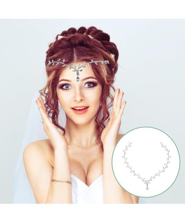 VALICLUD Wedding Head Chain for Women Girl Bridal Hairband Headpiece Rhinestone Hair Jewelry Ornament - Buy Online on GoSupps.com