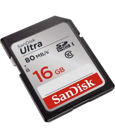 SanDisk Ultra 16GB Class 10 SDHC Memory Card - 80MB/s Speed - Buy Online on GoSupps.com