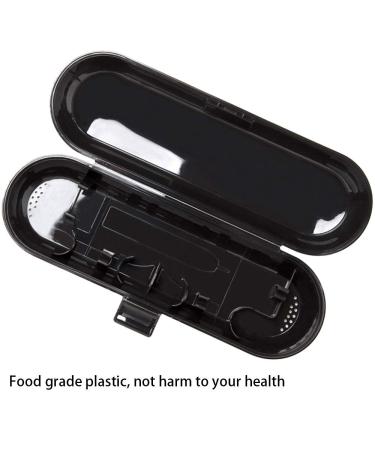 Black Plastic Electric Toothbrush Travel Case for Fairywill, TEETHEORY, Seago, Dnsly Series - Buy Online on GoSupps.com